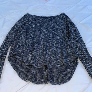 grey sweater